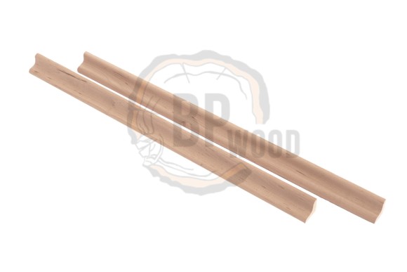 Уголок внутренний из ольхи 18*18*1800 мм сорт А Уголок внутренний из ольхи 18*18*1800 мм сорт А