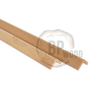 Уголок наружный из ольхи 27*27*1500 мм сорт АВ Уголок наружный из ольхи 27*27*1500 мм сорт АВ