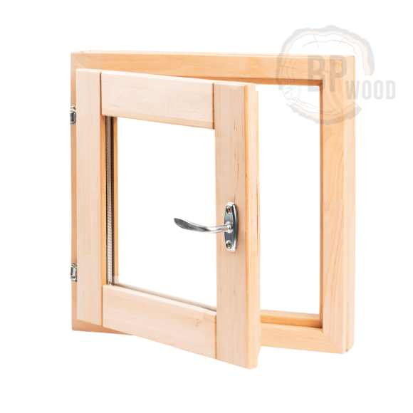 Окно для бани и сауны из ольхи черной 400*400 Окно для бани и сауны из ольхи черной 400*400