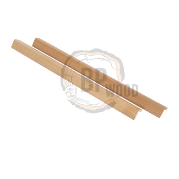 Уголок наружный из ольхи 27*27*3000 мм сорт АВ Уголок наружный из ольхи 27*27*3000 мм сорт АВ