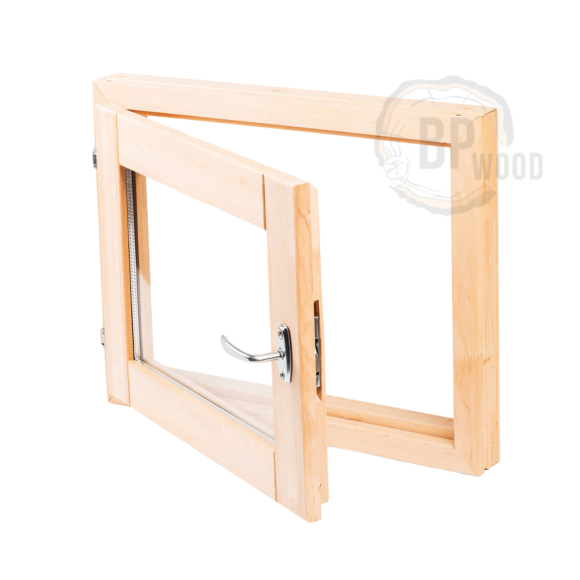 Окно для бани и сауны из ольхи черной 400*500 Окно для бани и сауны из ольхи черной 400*500