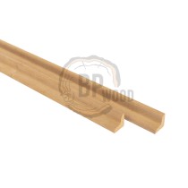 Уголок внутренний из ольхи 18*18*2400 мм сорт АВ Уголок внутренний из ольхи 18*18*2400 мм сорт АВ