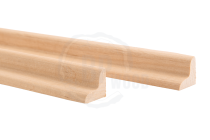 Уголок внутренний из ольхи 18*18*2500 мм сорт ЕА Уголок внутренний из ольхи 18*18*2500 мм сорт ЕА