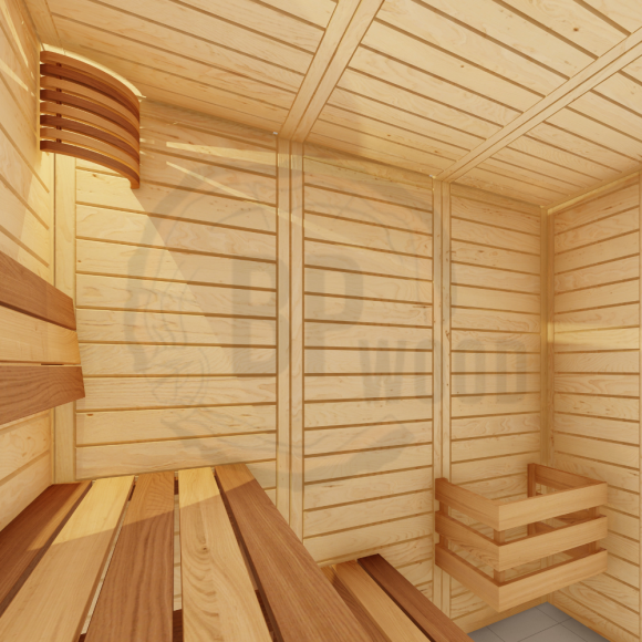 Модульная прямоугольная сауна VITA 2,0х2,0 из массива сибирского кедра Модульная прямоугольная сауна VITA 2,0х2,0 из массива сибирского кедра