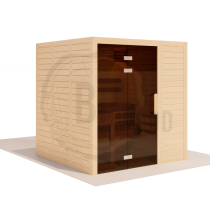 Модульная прямоугольная сауна  VITA 2,64х2,64 из массива ели Модульная прямоугольная сауна  VITA 2,64х2,64 из массива ели