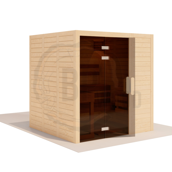 Модульная прямоугольная сауна  VITA 2,64х2,64 из массива ели Модульная прямоугольная сауна  VITA 2,64х2,64 из массива ели