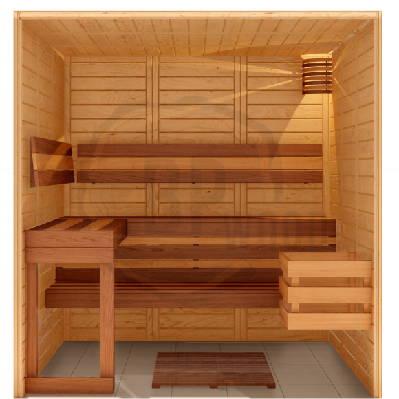 Модульная прямоугольная сауна VITA 2,64х2,64 из массива сибирского кедра с сучками Модульная прямоугольная сауна VITA 2,64х2,64 из массива сибирского кедра с сучками