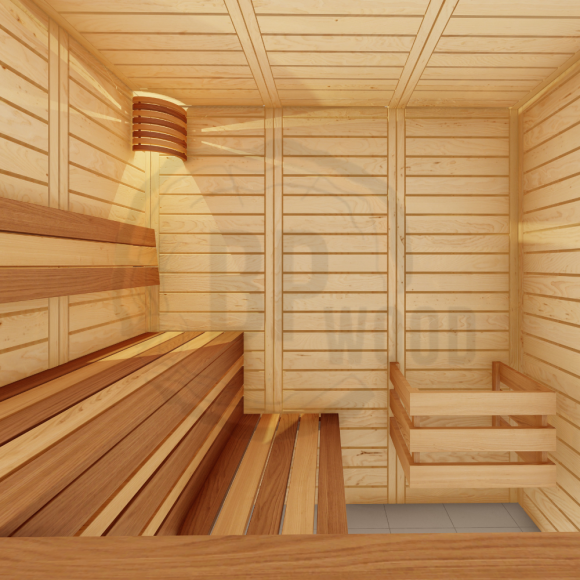 Модульная прямоугольная сауна VITA 2,64х2,64 из массива сибирского кедра с сучками Модульная прямоугольная сауна VITA 2,64х2,64 из массива сибирского кедра с сучками