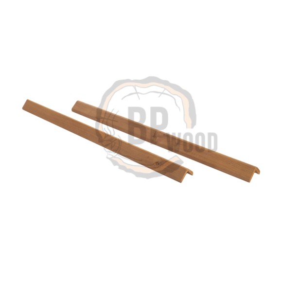 Уголок наружный из термоольхи 27*27*3200 мм сорт АВ Уголок наружный из термоольхи 27*27*3200 мм сорт АВ