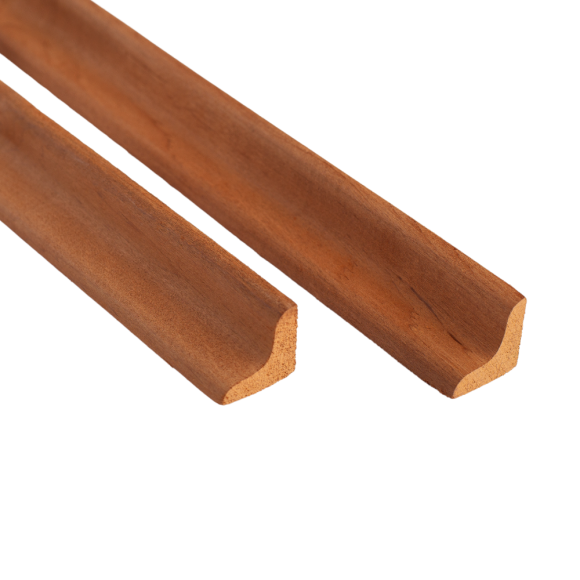 Уголок внутренний из термоольхи 18*18*2700 мм сорт АВ