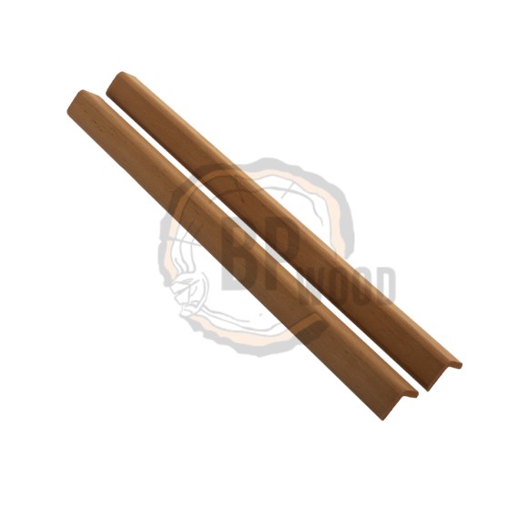 Уголок наружный из термоольхи  27*27*3000 мм сорт ЕА