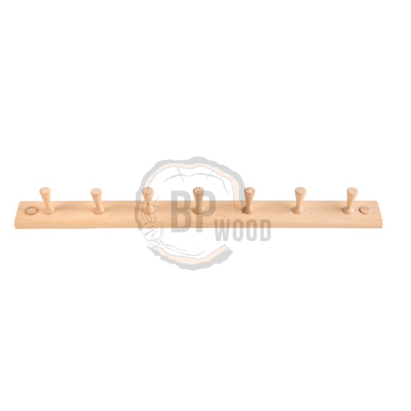 Вешалка 7-рожковая из ольхи, 7х75 см Вешалка 7-рожковая из ольхи, 7х75 см