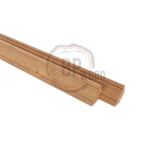 Плинтус из термоольхи  15*45*2000 мм сорт АВ