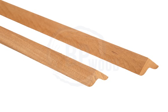 Уголок внутренний из термоольхи 18*18*2400 мм сорт ЕА