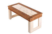 Лавочка 48шх120дх48в см, осина/термоольха АЮ-1 Лавочка 48шх120дх48в см, осина/термоольха АЮ-1